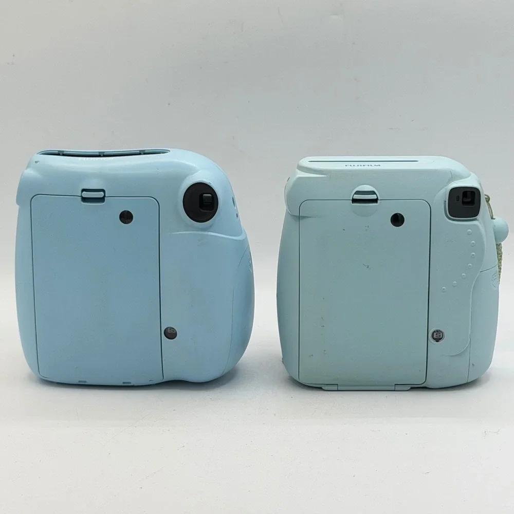 Fujifilm Instax Mini 8 and Mini 7+ Instant Film Camera Bundle Light Blue Case